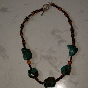 Necklace natural stone